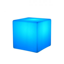 Cube et tabouret à LED